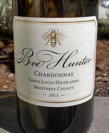 2013 Bee Hunter Chardonnay Santa Lucia Highlands